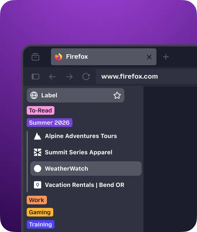 Firefox 智能标签页管理功能